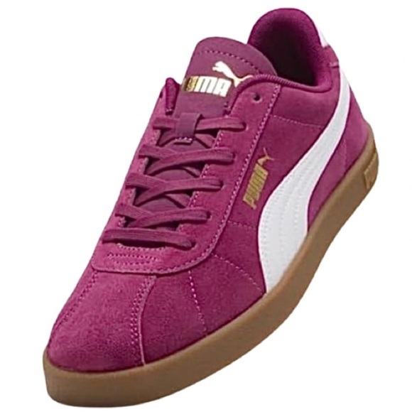 🆕- Puma Club II Suede Sneaker. Winter Berry. Size: 7.5. NWT - Picture 1 of 11